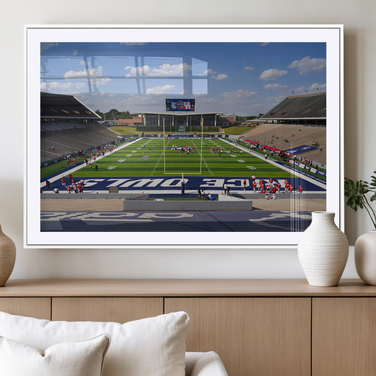 Rice University Owls Football Team Print - Houston Rice