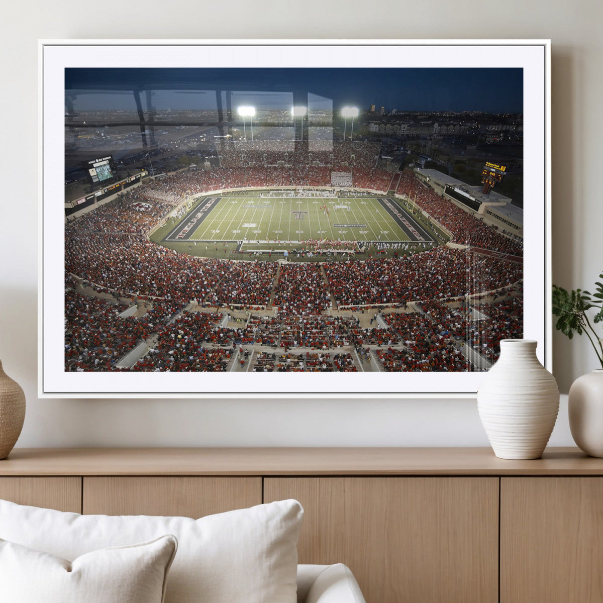 Texas Tech Red Raiders Football Team Print - Lubbock Jones
