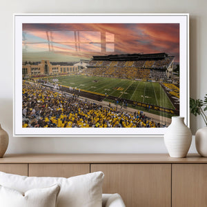 University of Wyoming Cowboys Football Team Print - Laramie