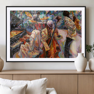 African American Jazz Art Music Abstract Wall Art Painting