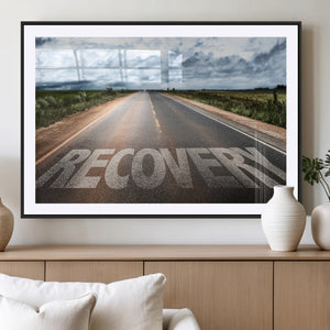 Recovery Road Wall Art Canvas Print