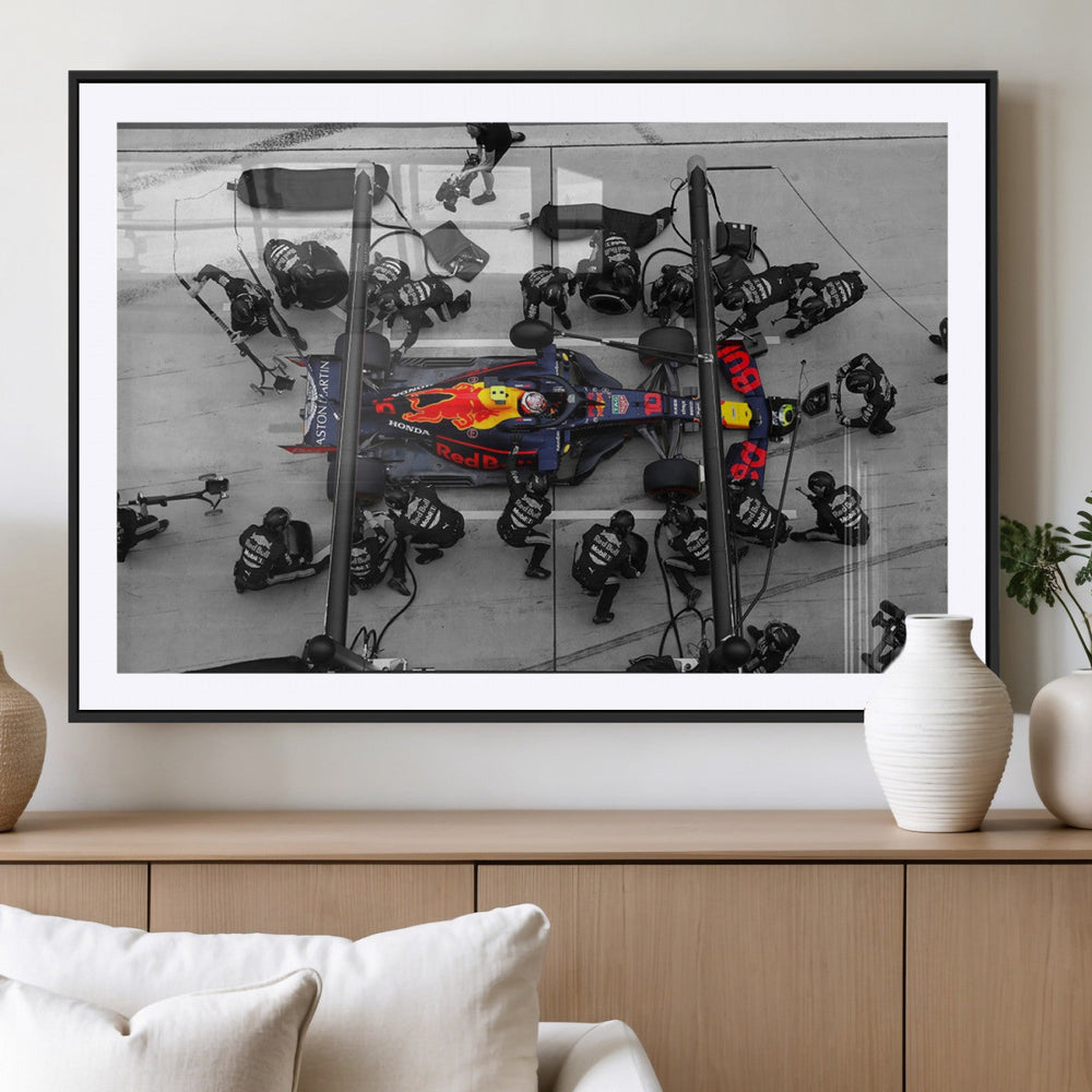 RedBull Formula 1 Canvas Wall Art Print