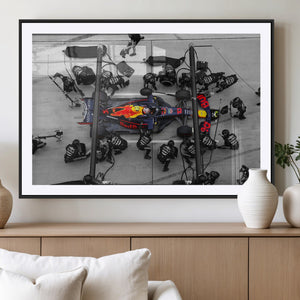 RedBull Formula 1 Canvas Wall Art Print