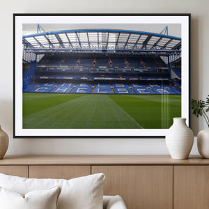 Chelsea FC Soccer Team Print - Stamford Bridge Stadium Wall