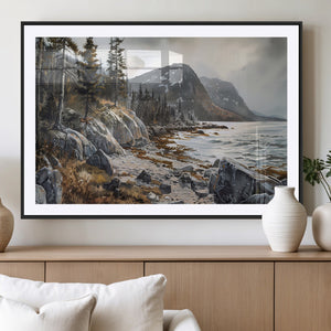 Serene Coastal View of Acadia National Park - Stunning