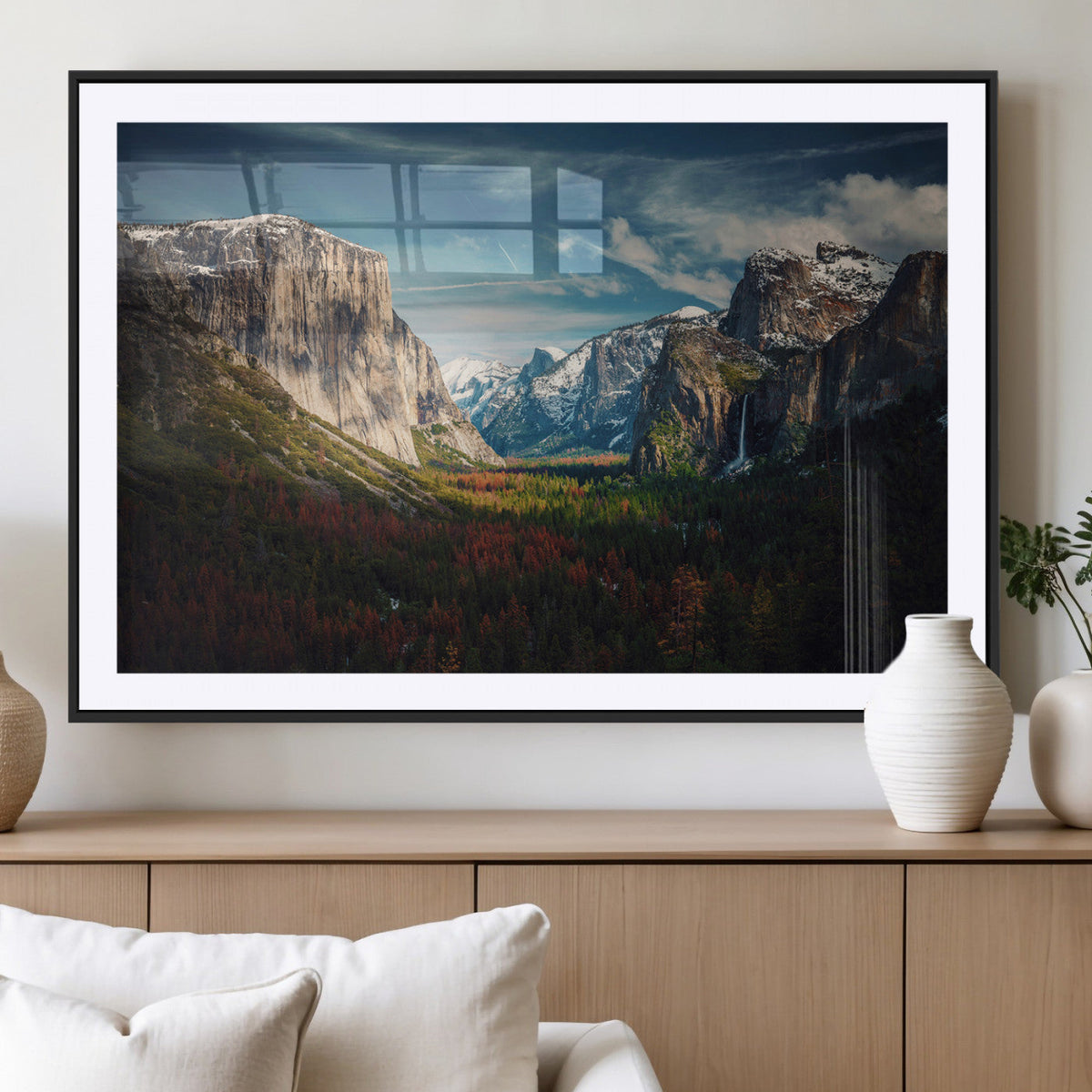 Yosemite National Wall Art Canvas Print – Framed Mountain