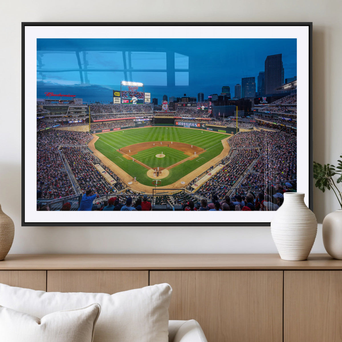 Target Field Stadium Wall Art Canvas Print – Minnesota Twins