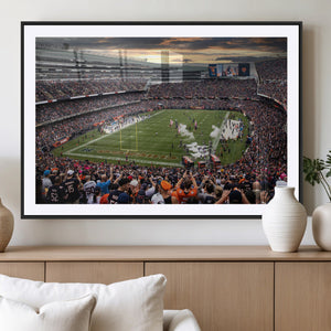 Chicago Bears Soldiers Field Wall Art Canvas Print – Framed