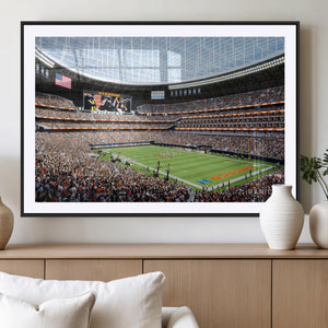 Chicago Bears Soldiers Field Wall Art Canvas Print – Framed