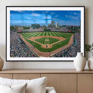 Wrigley Field Baseball Stadium Canvas Wall Art – Packed