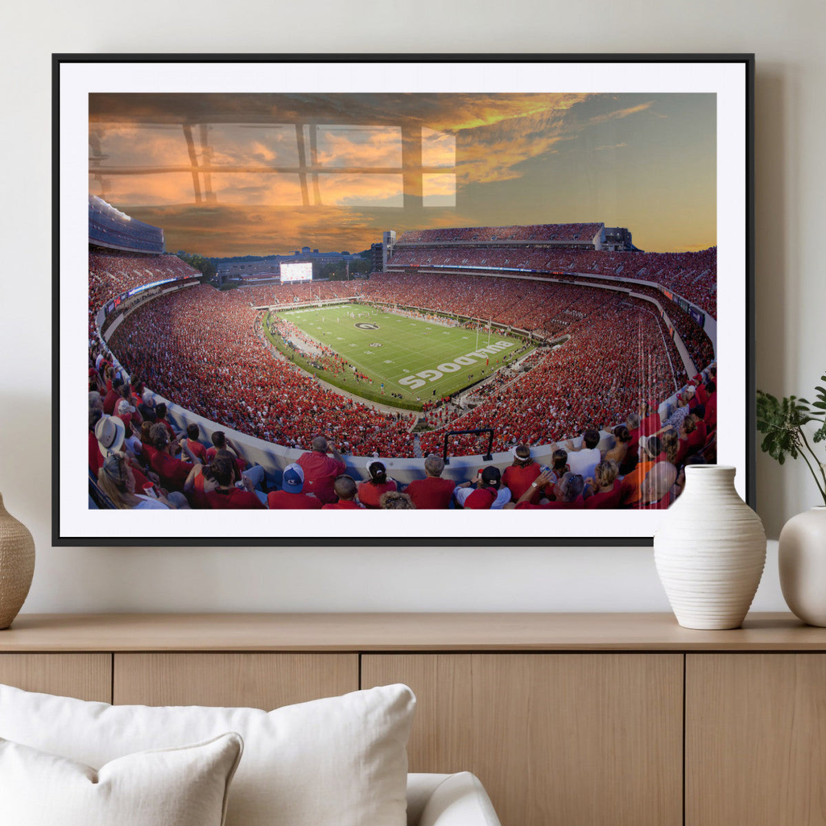 Dooley Stadium Wall Art, Sports Arena Canvas Print, Dooley