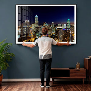 Atlanta Skyline Wall Art Canvas Print – Modern Cityscape