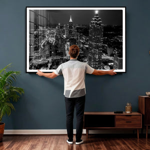 Atlanta Skyline Wall Art Canvas Print, Atlanta Downtown