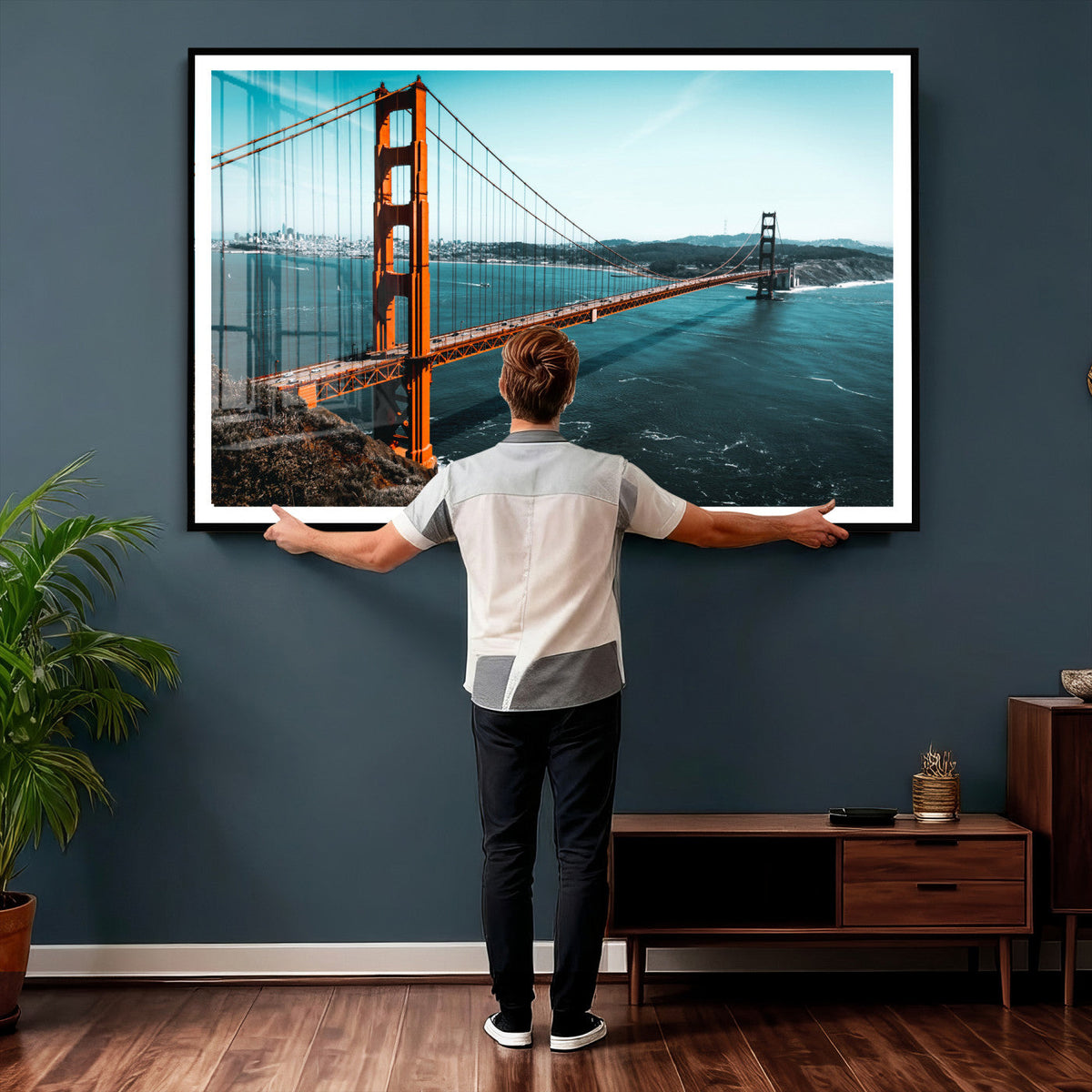 Golden Gate Bridge Wall Art Canvas Print – San Francisco
