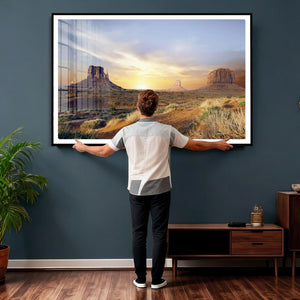 Monument Valley Desert Wall Art Canvas Print, Southwest