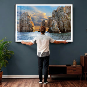 The Arch Cabo San Lucas Ocean Arch Wall Art Canvas Print,