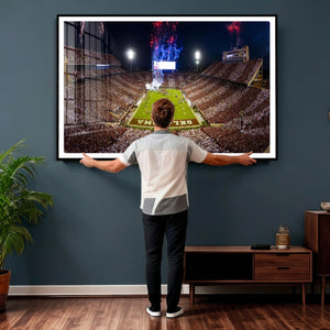 Oklahoma Memorial Stadium Wall Art Canvas Print – Oklahoma