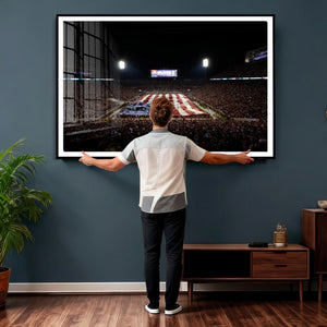 Oklahoma Memorial Stadium Wall Art Canvas Print – Oklahoma