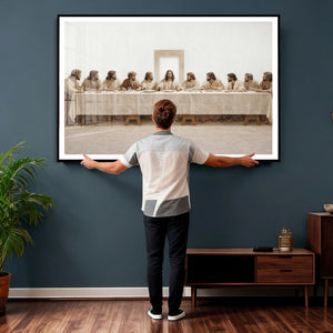 The Last Supper Wall Art Canvas Print, Jesus Christ Biblical
