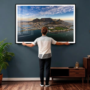 Cape Town Wall Art Canvas Print – Table Mountain Coastal