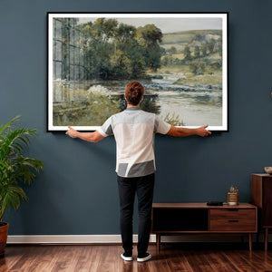 Streamside by Edward Mitchell Bannister Wall Art Canvas