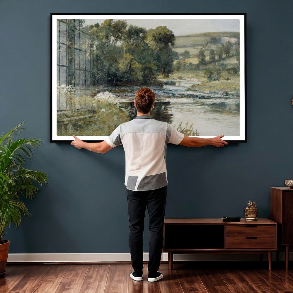 Edward Mitchell Bannister Streamside Wall Art Canvas Print