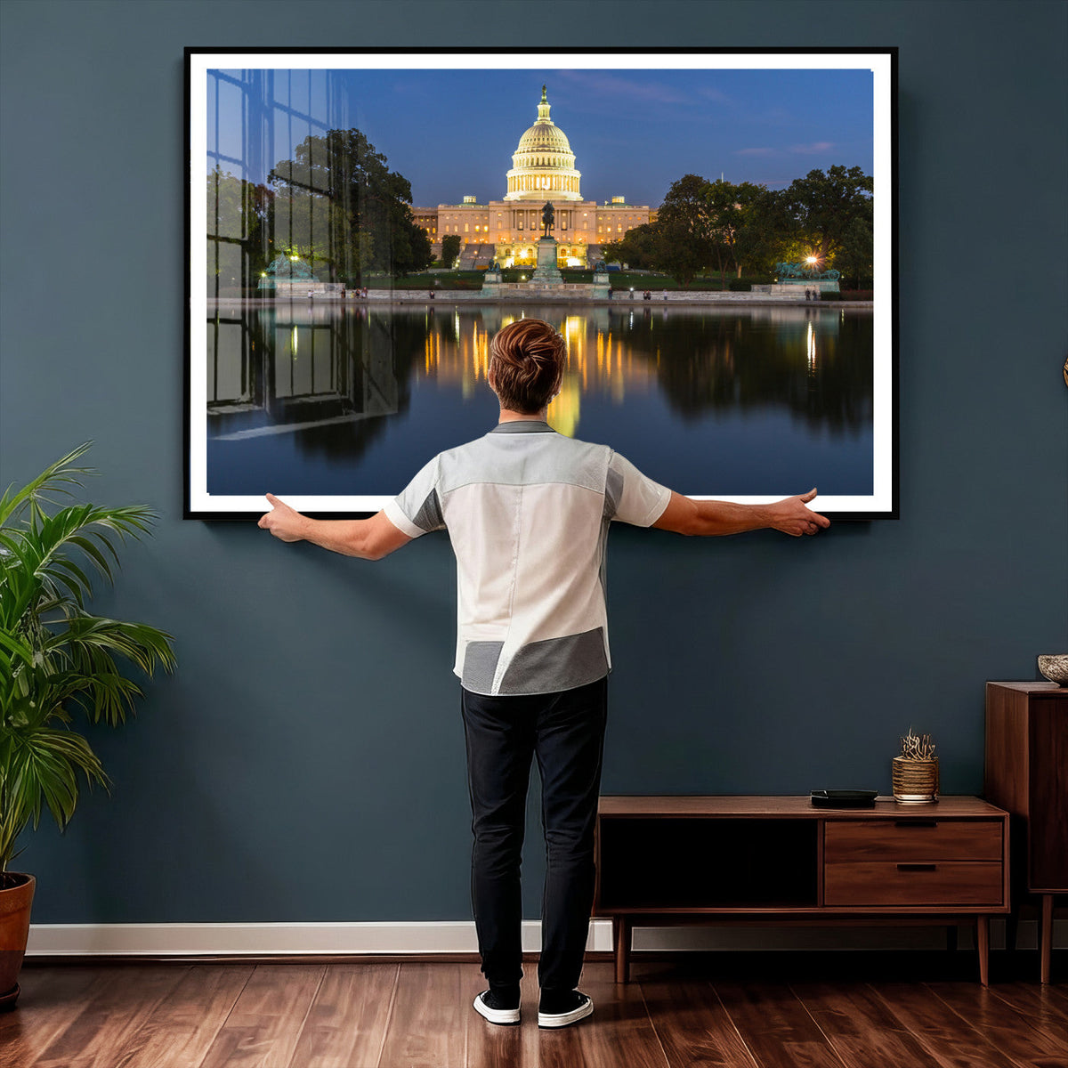 US Capitol Building Wall Art Canvas Print – Washington DC