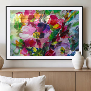 Oil Flower Abstract Canvas Print
