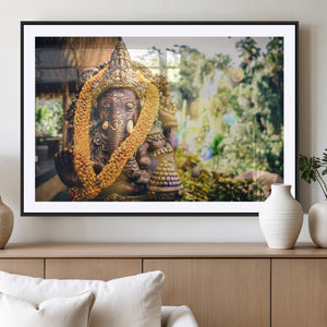 Hinduism Statue Wall Art Canvas Print