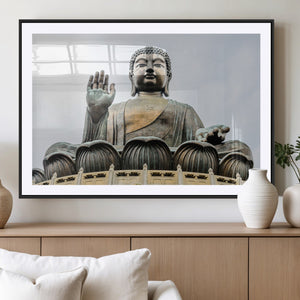 Buddha Statue Wall Art Canvas Print