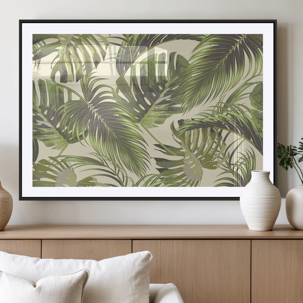Palm Leaves Canvas Print