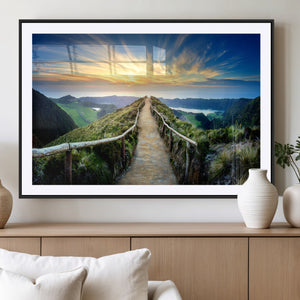 Mountain Landscape Wall Art Canvas Print