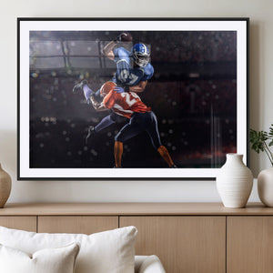 American Football Wall Art Canvas Print, Stadium Sport Wall