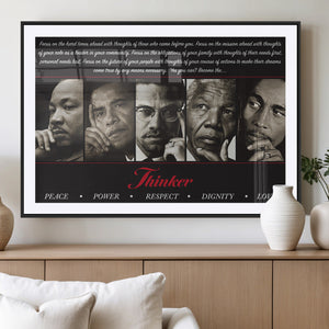 Thinkers of Wall Art Canvas Print - Inspirational Wall Art