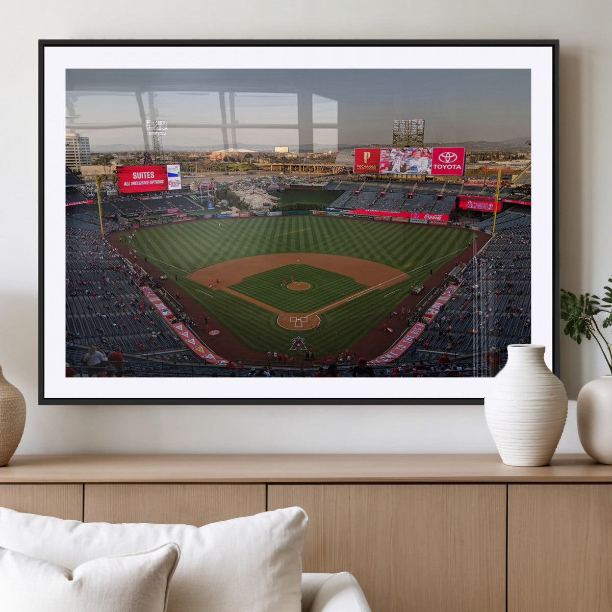 Los Angeles Angels Baseball Canvas Print - Anaheim Angel