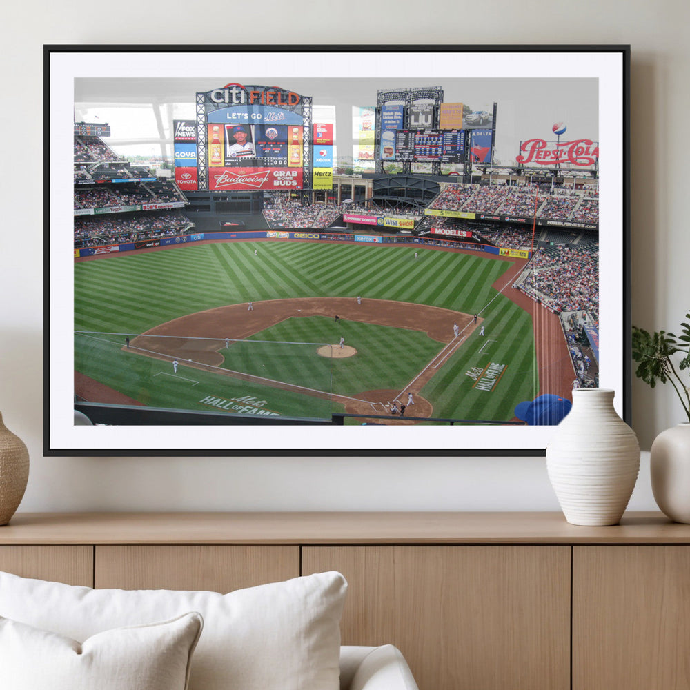 New York Mets Baseball Team Print - Citi Field Baseball