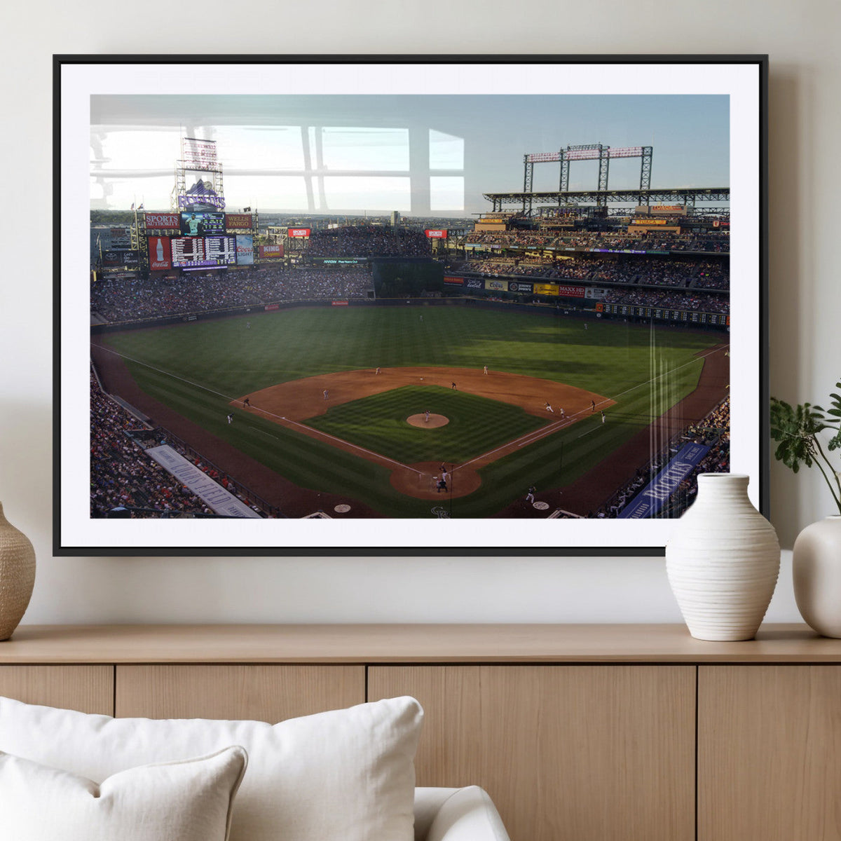 Colorado Rockies Coors Field Wall Art Canvas Print - MLB