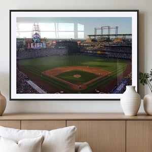 Colorado Rockies Coors Field Wall Art Canvas Print - MLB