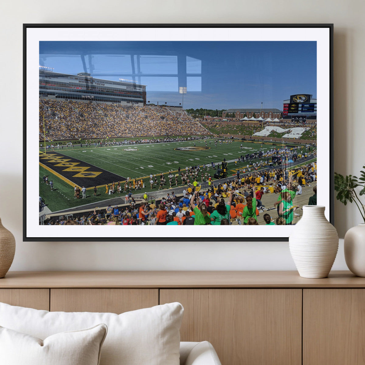 University of Missouri Tigers Football Team Print - Columbia