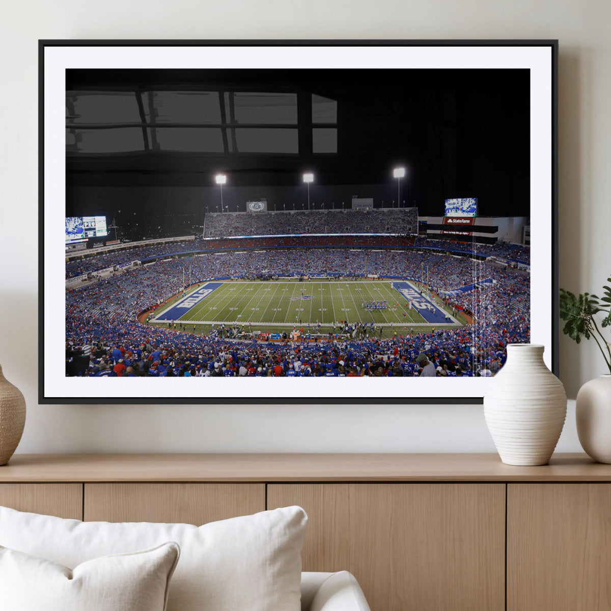 Buffalo Bills Wall Art - Buffalo Bills Stadium Canvas Print,