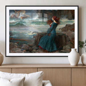 Miranda by the Shore Wall Art Canvas Print – Tempest Scene