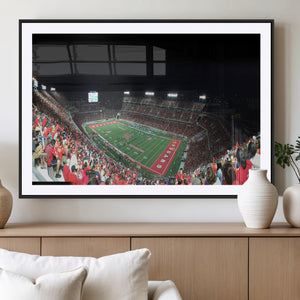 Houston Cougars Football Team Print - Houston TDECU Stadium