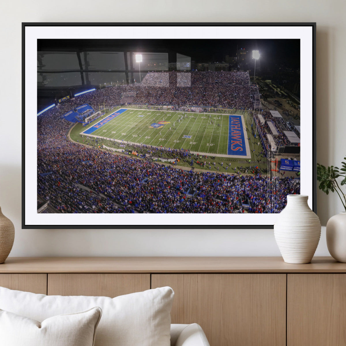 University of Kansas Jayhawks Football Team Print - Lawrence