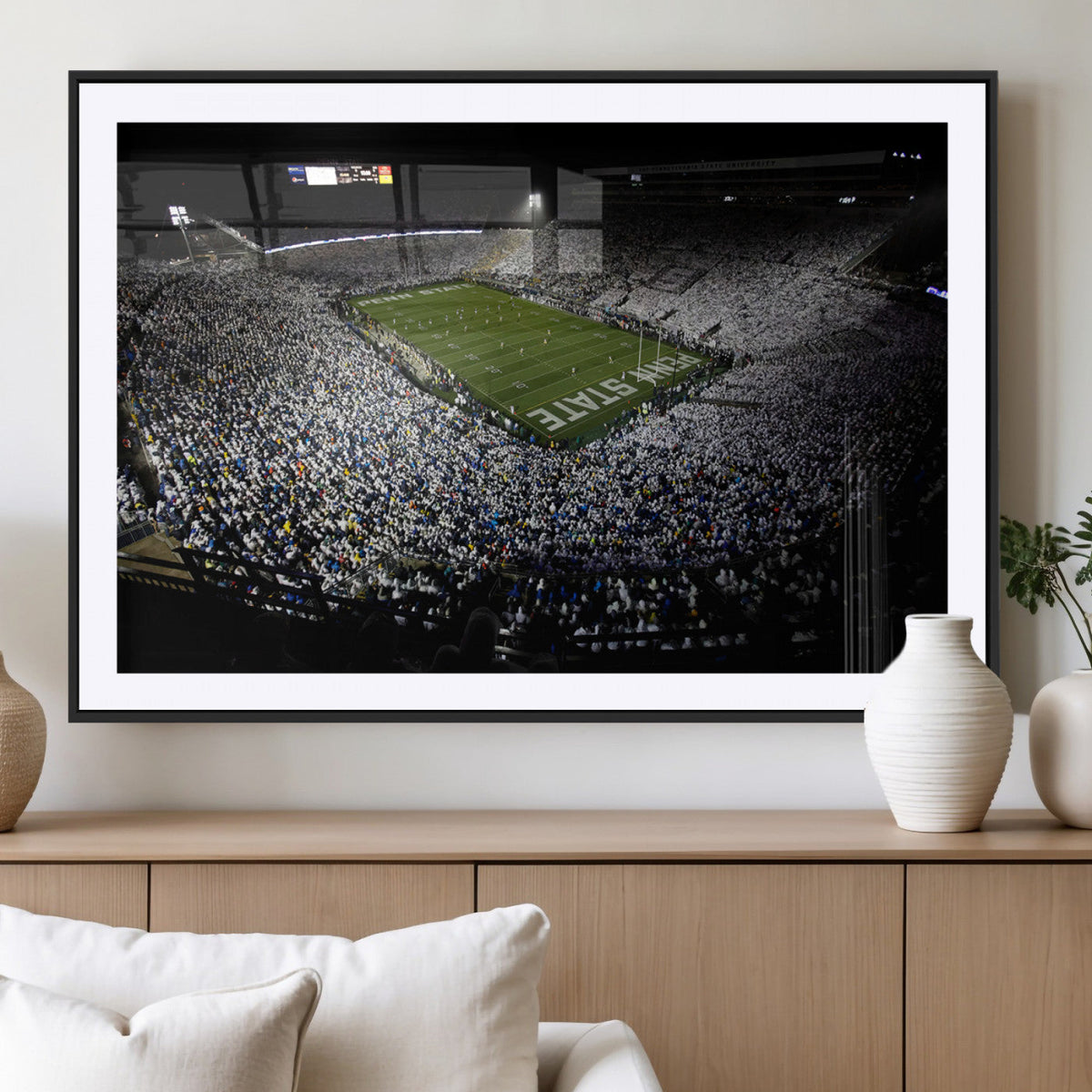 Penn State Football Stadium Wall Art - Beaver Stadium Canvas