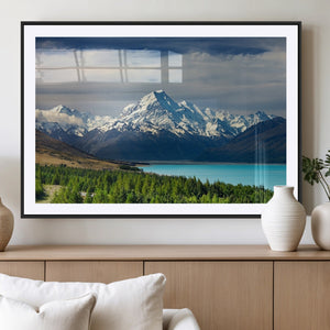 Mount Cook and Lake Pukaki Canvas Wall Art Print – Majestic
