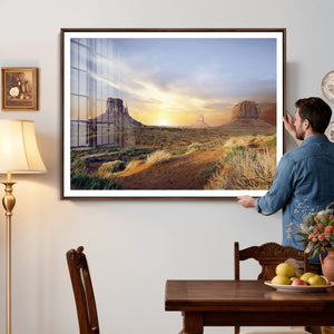 Monument Valley Desert Wall Art Canvas Print, Southwest