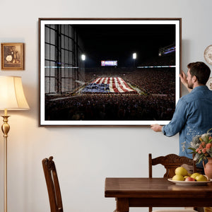 Oklahoma Memorial Stadium Wall Art Canvas Print – Oklahoma