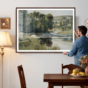 Edward Mitchell Bannister Streamside Wall Art Canvas Print