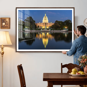US Capitol Building Wall Art Canvas Print – Washington DC