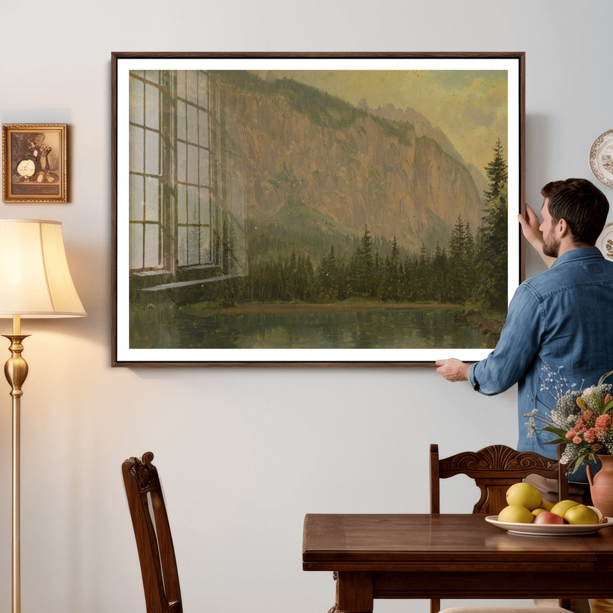 Frederic Edwin Church Hintersee Canvas Print, Hudson River